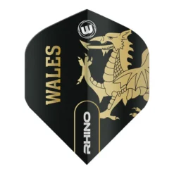 Winmau Black & Gold Wales Rhino Standard -Darts Promotion Store f6533 x 1