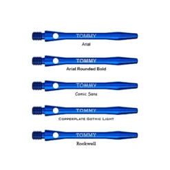 Red Dragon Darts Personalised Shafts - Anodised Aluminium Medium 10 Red Dragon Darts Personalised Shafts - Anodised Aluminium Medium -Darts Promotion Store personalised aluminum medium blue x5 fonts