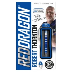 Red Dragon Darts Robert Thornton - Seniors World Champion Cobalt SE -Darts Promotion Store rdd1799 robthornton wcse 24g image 4 1