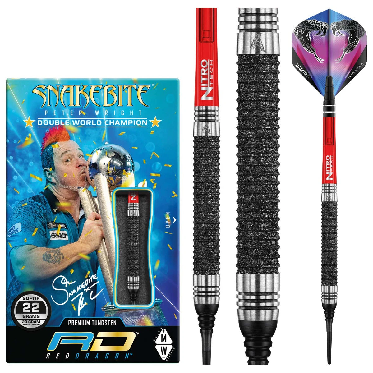 Red Dragon Darts Peter Wright Melbourne Masters Edition Soft Tip - Image 9