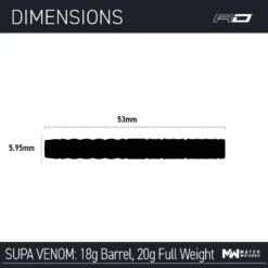 Red Dragon Darts Peter Wright Supa-Venom Soft Tip -Darts Promotion Store rdd2468 pw supa venom 18g image 7 3