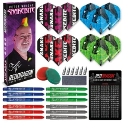 Red Dragon Darts Peter Wright Snakebite Accessory Pack