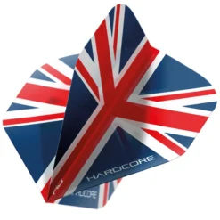 Red Dragon Darts Hardcore Union Jack Flights Selection Pack -Darts Promotion Store x0400 multipack image 2